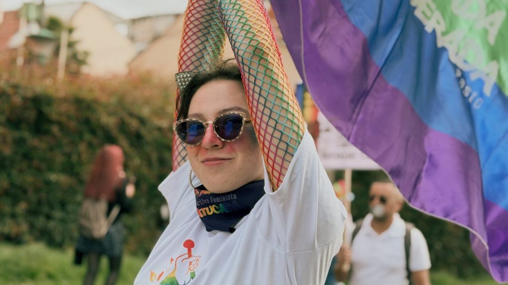 Victoria Lucía López (Viko), líder y activista de la comunidad LGBTIQ+.